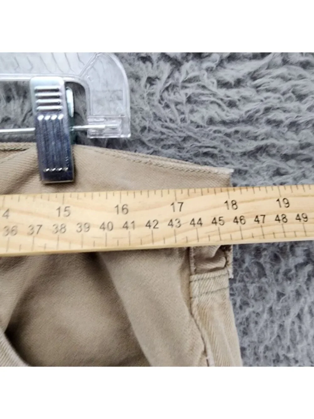 Levi's Jeans Mens 36x34 501 Tan Denim Button Fly Classic Straight Leg